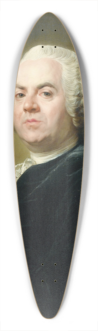 Joseph Siffred Duplessis - Portrait De Monsieur P. Anne Louis Medetin 39.3 inch art pintail longboard deck