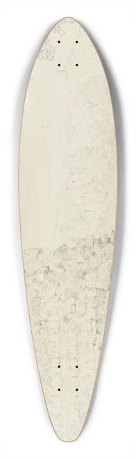 Joseph Thrmer - Grabmal der Horatier und Curiatier 39.3 inch art pintail longboard deck