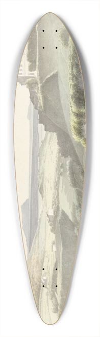 Josephus Augustus Knip - Landschap bij Genzano di Roma 39.3 inch art pintail longboard deck