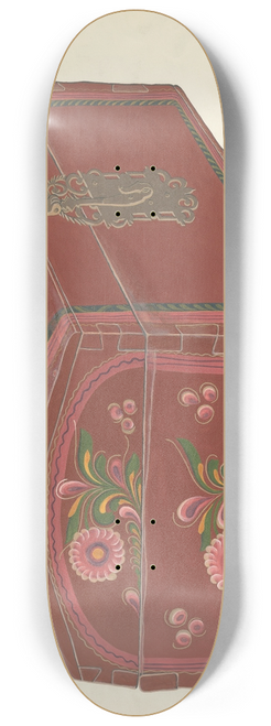 Chester Faris - Painted Chest 8.25 inch art skate deck