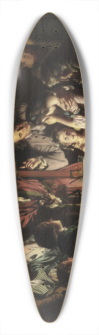 Joseph Wright of Derby - An Experiment on a Bird in an Air Pump 39.3 inch art pintail longboard deck