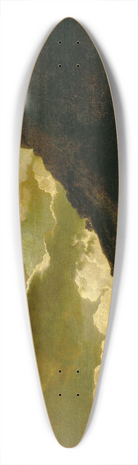 Joseph Wright of Derby - Matlock Tor By Moonlight 39.3 inch art pintail longboard deck