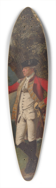 Joseph Wright of Derby - Portrait of Colonel Charles Heathcote 39.3 inch art pintail longboard deck