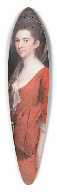 Joseph Wright of Derby - Portrait of Dorothy Beridge, ne Gladwin 39.3 inch art pintail longboard deck