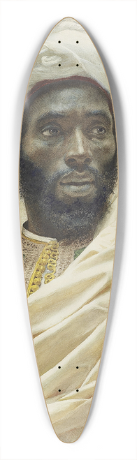 Josep Tapir Bar - Portrait Of A Moroccan Man 39.3 inch art pintail longboard deck