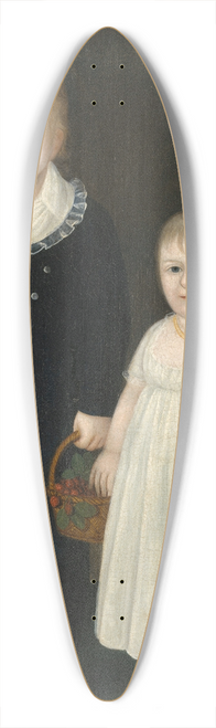 Joshua Johnson - Edward and Sarah Rutter 39.3 inch art pintail longboard deck