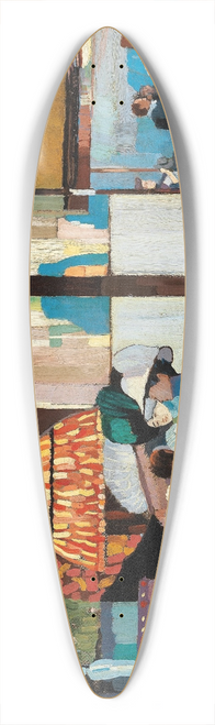 Josse Goossens - Interiur de cafe 39.3 inch art pintail longboard deck