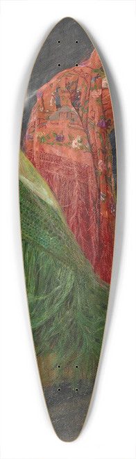 Jos Villegas Cordero - The Andalusian Fates 39.3 inch art pintail longboard deck