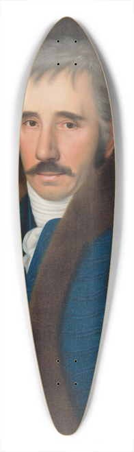 Jozef Czauczik - Portrait of Mr. Albert Gundelfingen 39.3 inch art pintail longboard deck