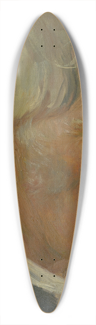 Jozef Hanula - Head Of An Old Man 39.3 inch art pintail longboard deck