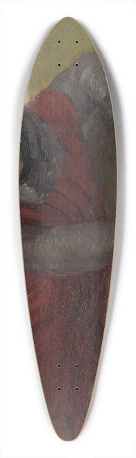 Jozef Hanula - Study of a Wounded Soldier 39.3 inch art pintail longboard deck