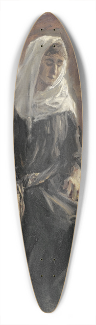 Jozef Israls - Zittende vrouw, waarschijnlijk Michal 39.3 inch art pintail longboard deck