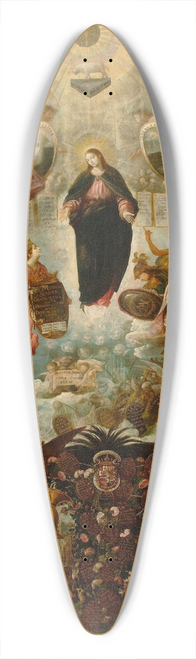 Juan de las Roelas - Alegora de la Virgen Inmaculada 39.3 inch art pintail longboard deck