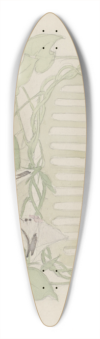 Jules Chadel - Ontwerp voor een haarkam 39.3 inch art pintail longboard deck