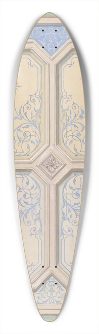 Jules-Edmond-Charles Lachaise - Design for Ceiling, Htel Hope 39.3 inch art pintail longboard deck