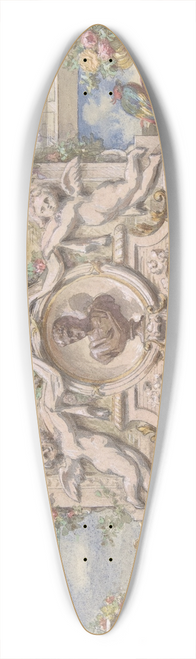Jules-Edmond-Charles Lachaise - Design for Cove, Htel Cahen dAnvers 39.3 inch art pintail longboard deck