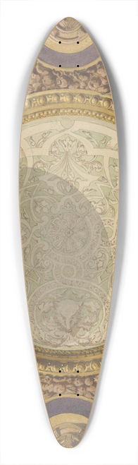 Jules-Edmond-Charles Lachaise - Design for Domed Ceiling for Mme Pavas Chateau at Neudeck 39.3 inch art pintail longboard deck