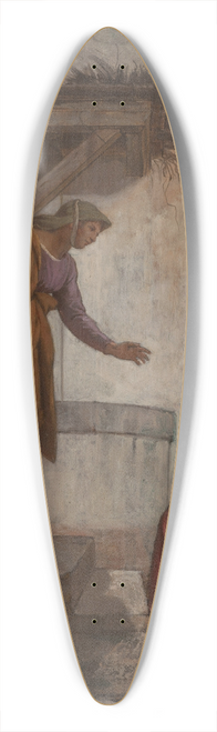 Jules-Joseph Meynier - La Visitation 39.3 inch art pintail longboard deck