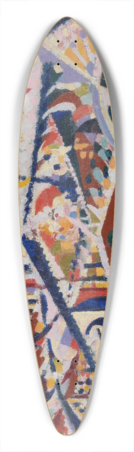 Jules Schmalzigaug - Light + Mirrors and Crowd; interior of a Popular Ballroom in Antwerp 39.3 inch art pintail longboard deck