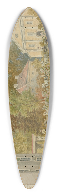 Juliusz Kossak - Delegation from the Krysowice Commune Thanking the Emperor for Money Donated for the Building of the School 39.3 inch art pintail longboard deck