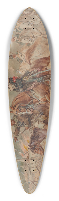 Juliusz Kossak - Lancers from the 2nd Regiment in 1831 during scouting with a guide 39.3 inch art pintail longboard deck