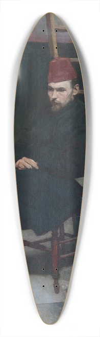 Jzef Mehoffer - Portrait of Konstanty Laszczka, sculptor 39.3 inch art pintail longboard deck