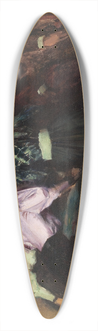Jzef Mehoffer - Sketch to the Painting Conversation 39.3 inch art pintail longboard deck