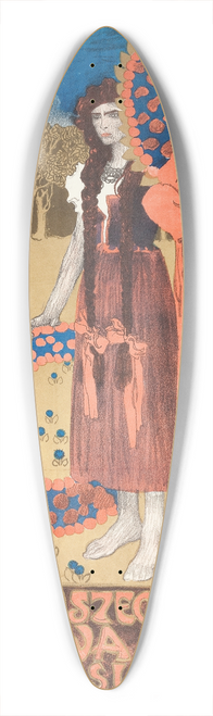 Jzef Mehoffer - The General Exhibition of Polish Art in Lviv 39.3 inch art pintail longboard deck