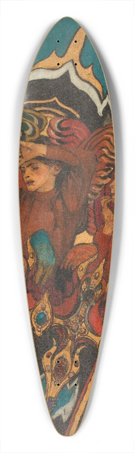 Jzef Mehoffer - Three angels 39.3 inch art pintail longboard deck