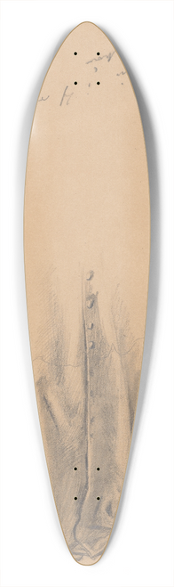 Jzef Simmler - Study of lower part of the robe of Bishop Piotr Wysz for the painting Queen Jadwigas Oath 39.3 inch art pintail longboard deck