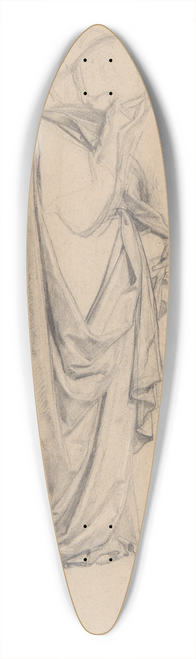 Jzef Simmler - Study of the figure of Mary Magdalene to the painting Three Marys 39.3 inch art pintail longboard deck
