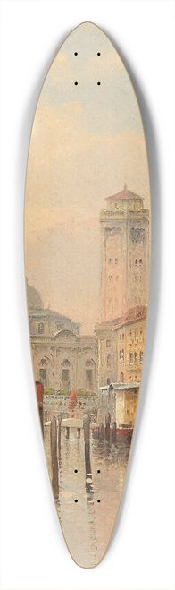 Karl Kaufmann - Grande Canal, Venice 39.3 inch art pintail longboard deck