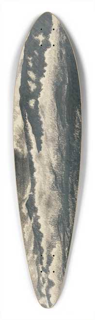 Karl Wiener - Naturstudie XLVIII 39.3 inch art pintail longboard deck