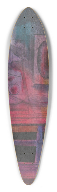 Karl Wiener - Nchtliche Angst 39.3 inch art pintail longboard deck