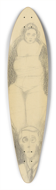 Karl Wiener - Ohne Titel; aus; Die 150 Bltter XXXI 39.3 inch art pintail longboard deck