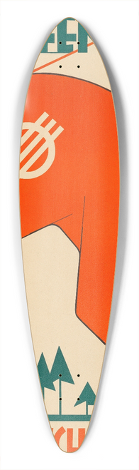 Karl Wiener - Wir rufen Euch! Sozialistische Jugend 39.3 inch art pintail longboard deck