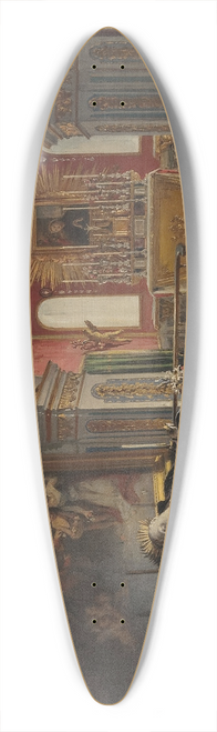 Karol Miller - Interior of the chapel of Saint Stanislaus Kostka in Rome 39.3 inch art pintail longboard deck