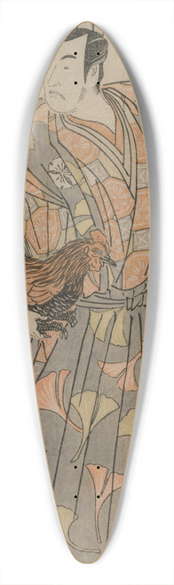 Katsukawa Shunk - Actor Matsumoto Kshir IV 39.3 inch art pintail longboard deck