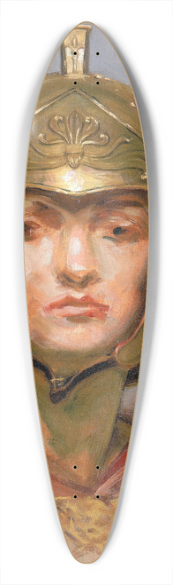 Kenyon Cox - Study for Mural for Appellate Court Building, New York;Statute Law;, Helmet for Figure of Force 39.3 inch art pintail longboard deck