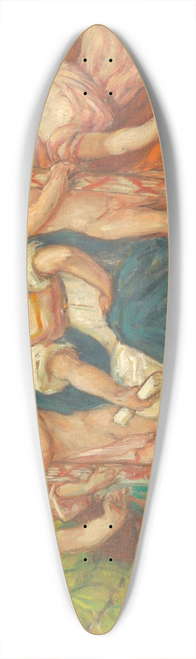Kenyon Cox - The Common Law, Study for Left Panel of The Reign of Law, Frieze for Appellate Court, New York 39.3 inch art pintail longboard deck