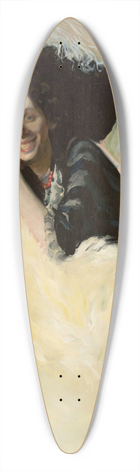 Konrad Krzyanowski - Portrait of Janina Wilczyska ne Otarzewska 39.3 inch art pintail longboard deck