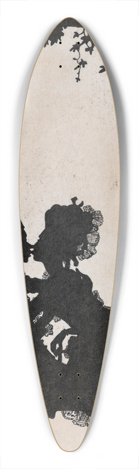 Konstantin Andreevich Somov - Erotic Scene 39.3 inch art pintail longboard deck