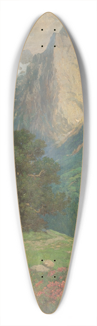 Konstantin Stoitzner - Mountain Wilder Kaiser at Kufstein (Tyrol) 39.3 inch art pintail longboard deck