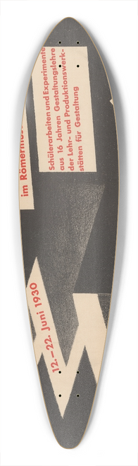 Kurt Schwitters - Ausstellung Margarete Naumann  Spitzen, Posamenten, Perlen, Bast, Stickereien, Papier usw.  Rmermuseum Hildesheim 39.3 inch art pintail longboard deck