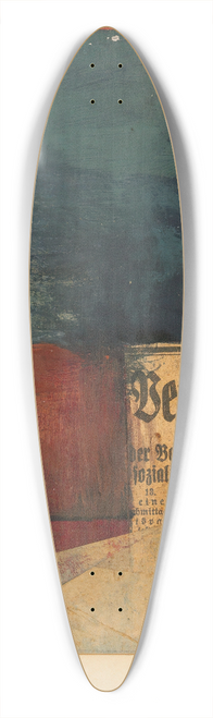 Kurt Schwitters - Mz 170. Leere im Raum 39.3 inch art pintail longboard deck