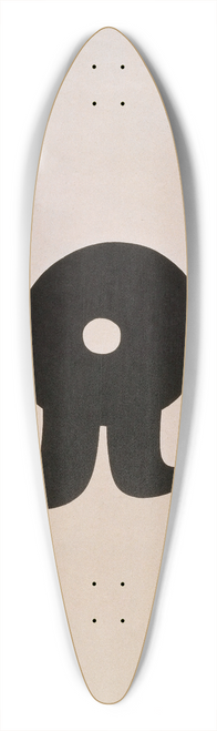 Kurt Schwitters - Schnurruhr 39.3 inch art pintail longboard deck