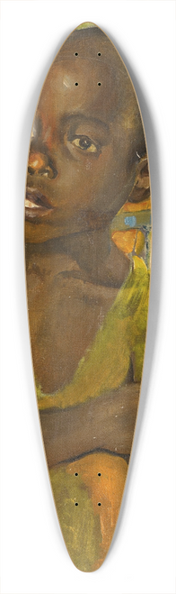 Kuzma Petrov-Vodkin - Portrait of an African Boy 39.3 inch art pintail longboard deck
