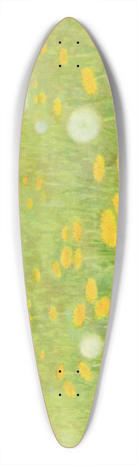 Lafayette F. Cargill - Dandelion 39.3 inch art pintail longboard deck
