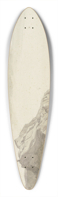 Lambert Doomer - Rock section by the water 39.3 inch art pintail longboard deck