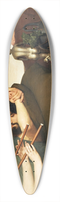 Lawrence Alma-Tadema - La Siesta O Escena Pompeyana 39.3 inch art pintail longboard deck